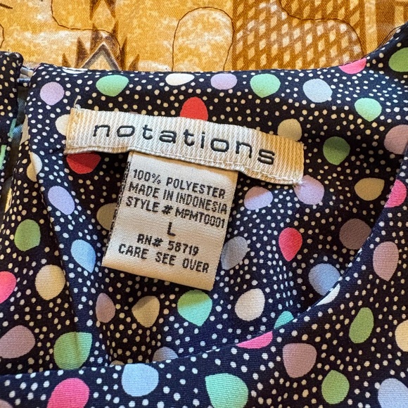 Notations Pastel Polka Dot Print
Sleeveless Top - Picture 9 of 9
